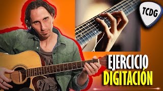 Excelente Ejercicio de Digitación para Guitarra Acústica TCDG [upl. by Dustie]