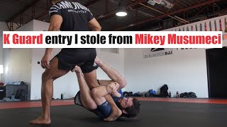 K Guard Leg Entry I Stole from Mikey Musumeci [upl. by Dagney119]