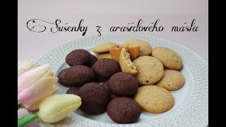 Sušenky z arašídového másla  🐰 Velikonoční edice 🐣  Dvě v troubě  CZSK HD recipe [upl. by Areik]