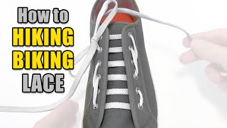 Hiking  Biking Lacing Tutorial – Professor Shoelace [upl. by Gotthelf]