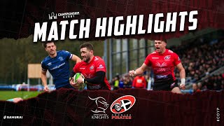 Doncaster Knights v Cornish Pirates Extended TRYlights 2324 [upl. by Khan]