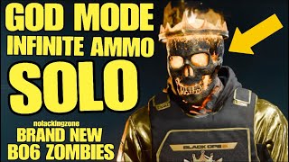 BO6 GLITCH NEW SOLO GOD MODE NEW INFINITE AMMO GLITCH BEST UNLIMITED XP CAMO BO6 ZOMBIES GLITCH [upl. by Sacken]