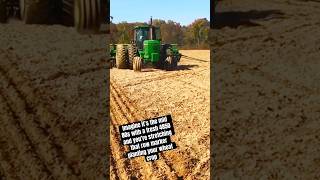 Planting like the 80s with a Deere 4850 back in 2017 farming farmequipment thebeginning [upl. by Yereffej734]