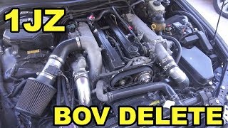 1JZ IS300 Blow Off Valve Delete [upl. by Adim350]