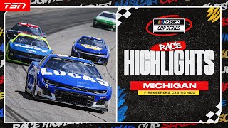 FireKeepers Casino 400 Race Highlights  NASCAR Cup Series [upl. by Allys409]