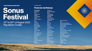 Sonus festival 2022 Full lineup release [upl. by Dann]