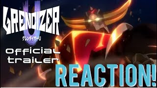 CAN’T WAIT TO HEAR THE FULL SONG😁Grendizer U Official Trailer  Reaction🔥 [upl. by Marigolde1]