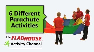 6 Different Parachute Activities for PE Class Ep 13 SuperChute Parachute [upl. by Animrelliug633]