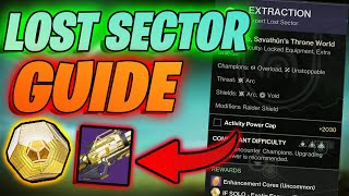 Destiny 2 Extraction Solo LOST SECTOR GUIDE And Build Expert Lost sector Guide Episode 2 Revenant [upl. by Ailicec]