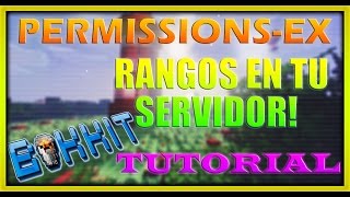 TUTORIAL PermissionsEx Crea Rangos en tu Servidor de Minecraft 18 [upl. by Joane]