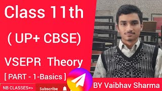 VSEPR THEORY PART1 CLASS 11TH [upl. by Naiviv]