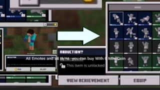 MineCoin 0 နဲ့ Market Place ထဲက Emote နဲ့ Skin တွေအားလုံးကို Free ရအောင်ယူနည်း [upl. by Tihom]