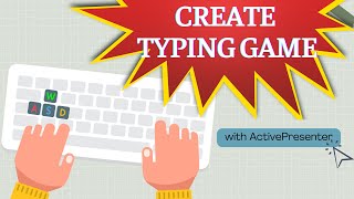 eLearning Game Typing Game  ActivePresenter 9 [upl. by Mcgrody42]