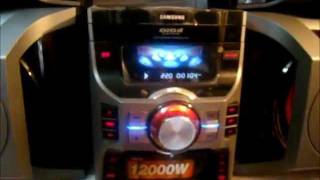 Minicomponente Samsung MXC870 GIGASOUND 12000 Watts [upl. by Adnahsor310]