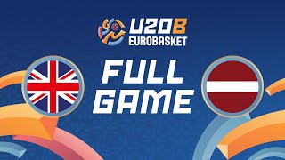 Class Games 916  Great Britain v Latvia  Full Basketball Game  FIBA U20 EuroBasket 2024 Div B [upl. by Ennelram955]