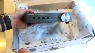 Yamaha WXA50 unboxing MusicCast [upl. by Garnes641]