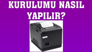 Xprinter Barkod Yazıcı Kurulumu Nasıl Yapılır [upl. by Assilev]