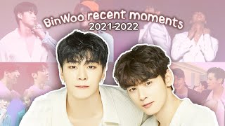 Eunwoo amp Moonbins MOST RECENT moments you shouldnt miss out 💓 BinWoo 20212022 [upl. by Raama]