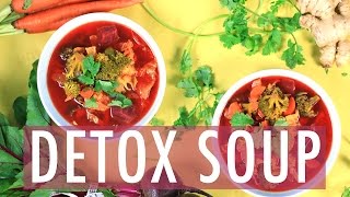 BEST DETOX SOUP  How to Detox for Weightloss [upl. by Atat614]