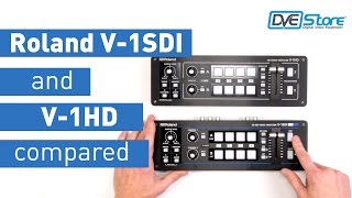 Quick Comparison Roland V1SDI amp V1HD [upl. by Yetty430]