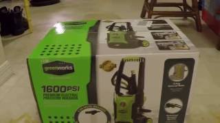 Greenworks pressure washer unboxing [upl. by Dot]