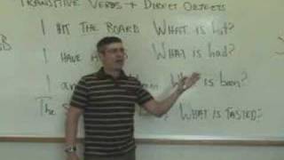 6 English Grammar Lesson Transitive Verbs and Direct Objects [upl. by Nithsa]