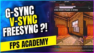 GSYNC amp FREESYNC amp VSYNC  Unterschiede und Vorteile  FPSAcademy 8 [upl. by Helaina922]