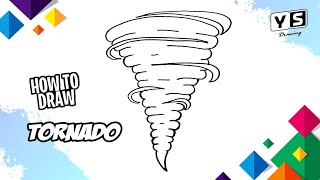 How to draw Tornado [upl. by Asiral]