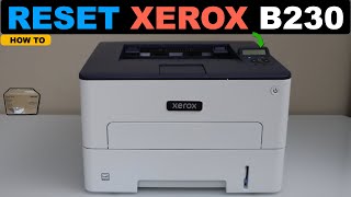 Xerox B230 Reset Printer to Factory Default Settings [upl. by Eleik]