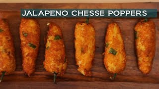 How To Make Jalapeno Poppers  Jalapeno Cheese Poppers Recipe  Jalapeño Poppers By Food Fiesta [upl. by Rebak]