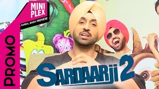 Diljit Dosanjh Promotes Sardarji 2 on Miniplex  Latest Punjabi Movie [upl. by Jakob954]