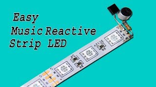 Music Reactive LED Strip Make Very Easy [upl. by Dowzall77]