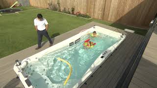 Wellis Amazonas swim spa installed in Brigton UK  Customer review [upl. by Pros]