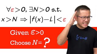 epsilonN definition for a limit at infinity introduction amp how to write the proof [upl. by Ambros]