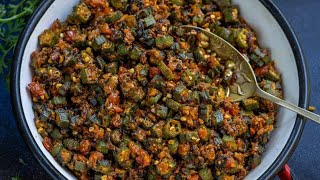 Bhindi Masala Recipe  Masala Okra  easy way to make bhindi masala [upl. by Iznyl]