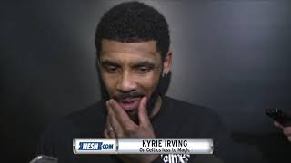 Kyrie Irving looks ahead to hosting the Pacers in first round [upl. by Reahard687]