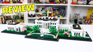 LEGO White House Architecture Set Review  LEGO Set  21054 [upl. by Anrehs]