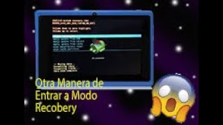 Otra manera de entrar a modo recovery tablets para quitar contraseña o patrón irulu expro x1 [upl. by Novad]