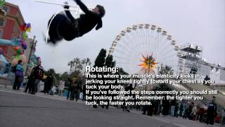 Backflip Tutorial  How to perform a perfect HIGH standing BACKFLIP [upl. by Ettelohcin]