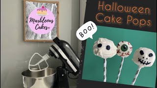 Halloween Cake Pops Easy To Make Cake Pops 3 Ways [upl. by Melvin574]