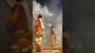 Varanasi Ganga Aarti blocks 🕉️🙏🏻🔱 [upl. by Yeliab]