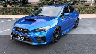 2020 Subaru Impreza WRX 68k miles blue 6 Speed [upl. by Qahsi984]