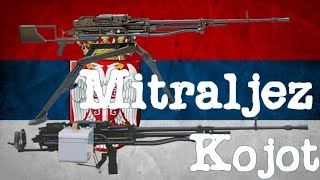 Srpski NSV mitraljez M0207 Kojot  Serbian Machine gun Zastava M0207 [upl. by Euqinomod655]