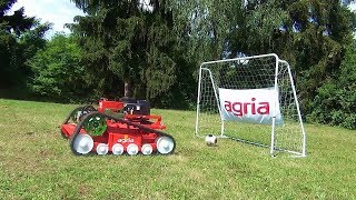 Die agria 9600 zeigt wie das Toreschießen funktioniert [upl. by Voleta]