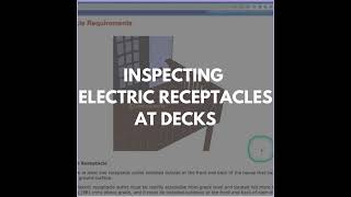 Episode 383 Inspecting Electric Receptacles at Decks [upl. by Anahahs]