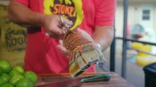 Grilled Colossal Lobster Tail  Ceviche Style [upl. by Alled]