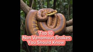 10 NonVenomous Snakes You Should Know  Fascinating Snake Factsquot [upl. by Tenaj]