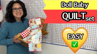 Make A Baby Doll Quilt [upl. by Aceissej]