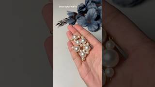 Diy pearl necklace 😱 dreamcraftswithhina shorts diy necklace craft handmade [upl. by Forsta]