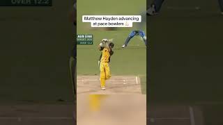 Matthews Hayden Vs Fast Bowlers cricket viral viralonyoutube cricketlover trendingcricketshort [upl. by Ettenrahs]